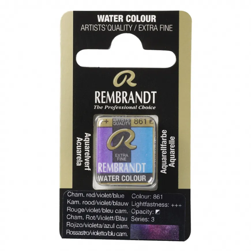Aguarela Extrafina em Pastilha Cores Camaleão Rembrandt
