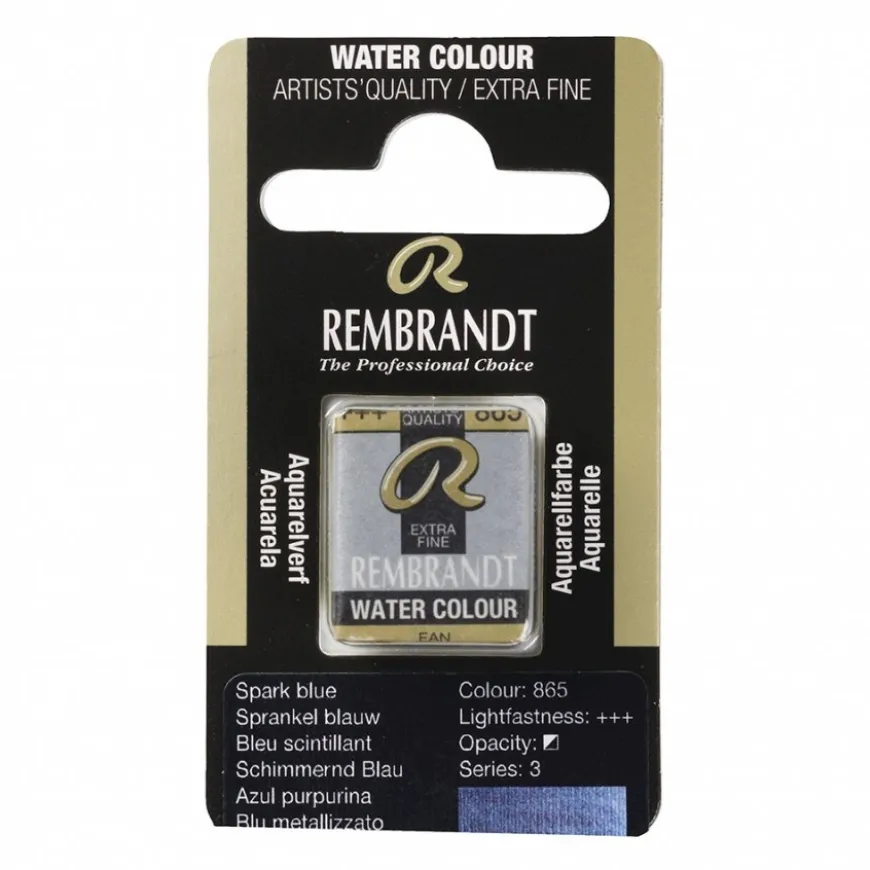 Aguarela Extrafina em Pastilha Cores Cintilantes Rembrandt