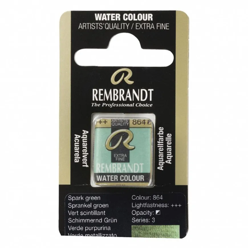 Aguarela Extrafina em Pastilha Cores Cintilantes Rembrandt