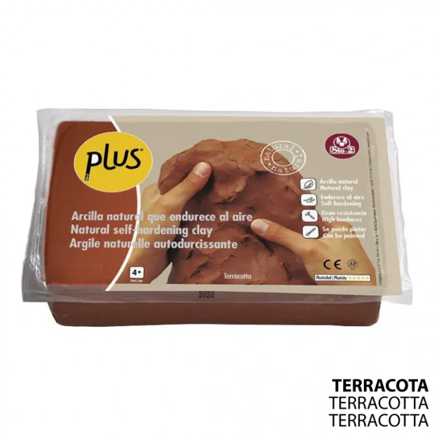 Argila Natural para Modelar PLUS Endurecimento ao Ar