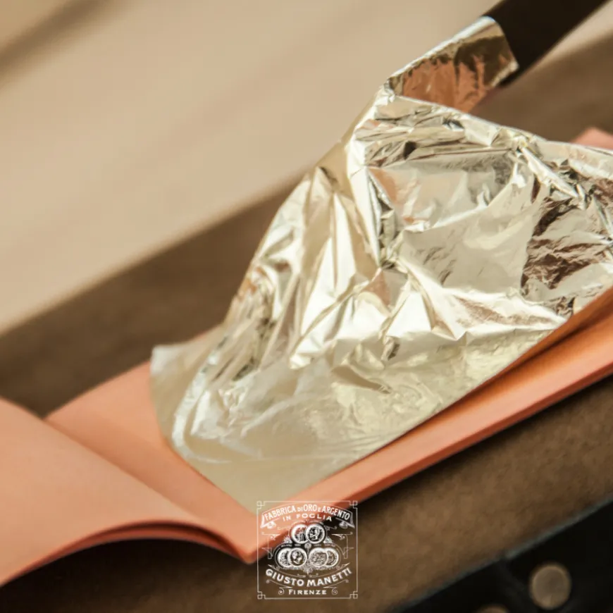 Blister Folhas Prata Imitação Manetti