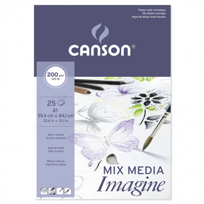 Bloco Canson Imagine Mix Media