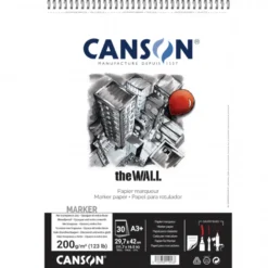 Bloco Canson The Wall Extra Liso em Espiral