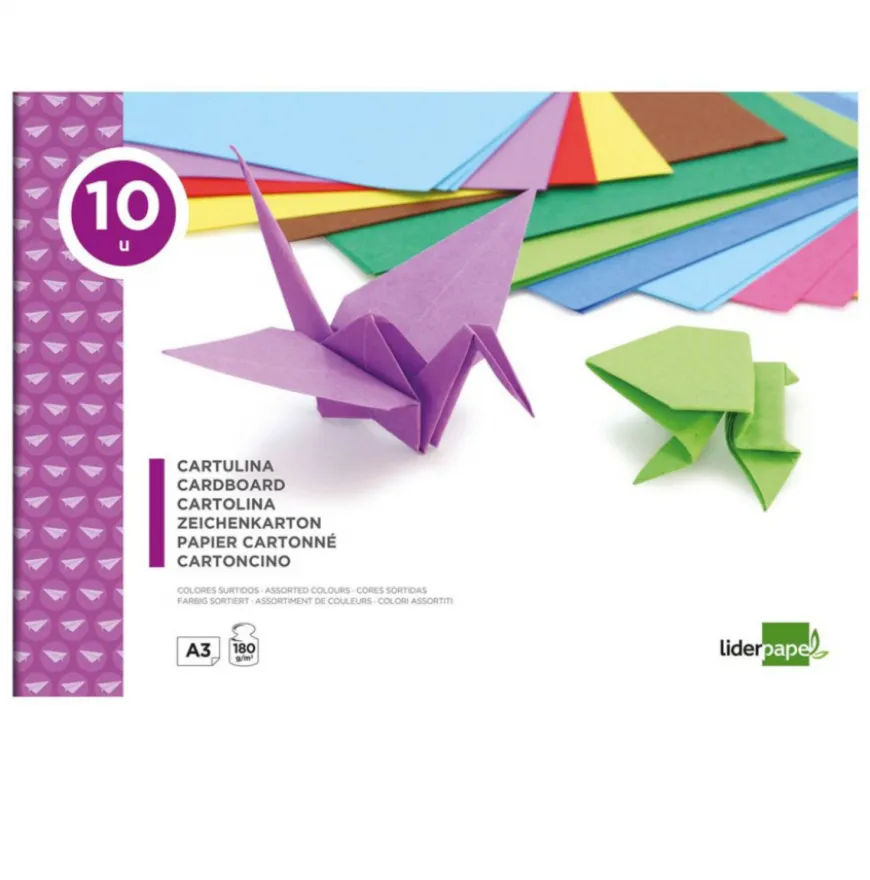 Bloco de Cartolina Cores Sortidas Liderpapel