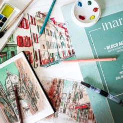Bloco de Papel Aguarela Inart