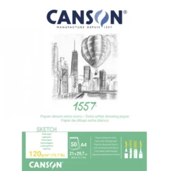 Bloco Desenho Esboço Colado 1557 Canson