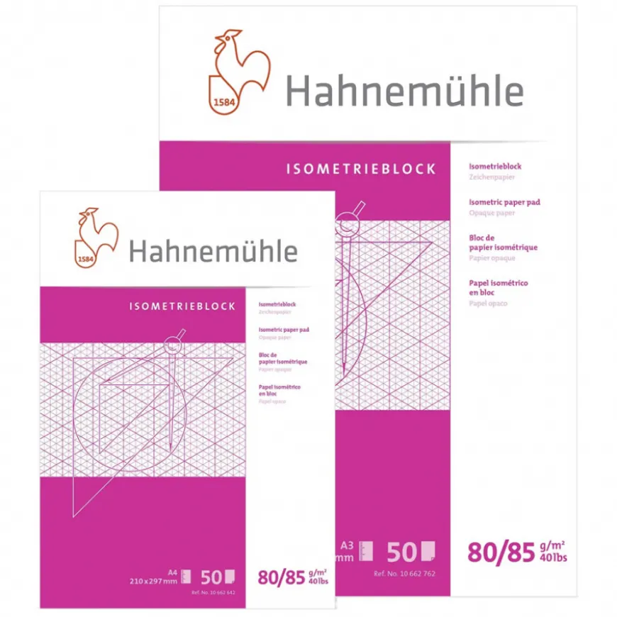 Bloco Hahnemuhle Papel Isométrico