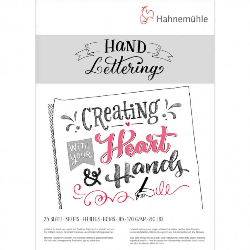 Bloco Hand Lettering Hahnemühle