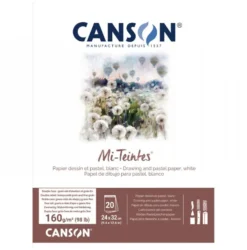 Bloco Mi-Teintes Branco Canson
