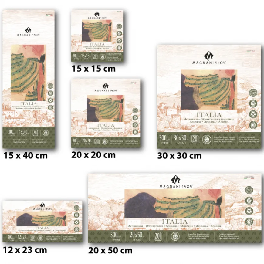 Bloco Papel Aguarela Italia Magnani