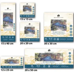 Bloco Papel Aguarela Portofino Magnani