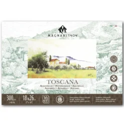 Bloco Papel Colado 4 Lados Aguarela Toscana Magnani