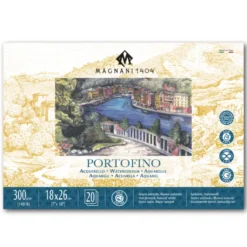 Bloco Papel Colado 4 Lados Aguarela Portofino Magnani