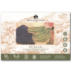 Bloco Papel Colado 4 Lados Aguarela Italia Magnani