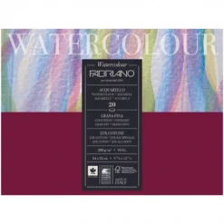 Bloco Watercolour Fabriano Colado - Grão Fino 200gr