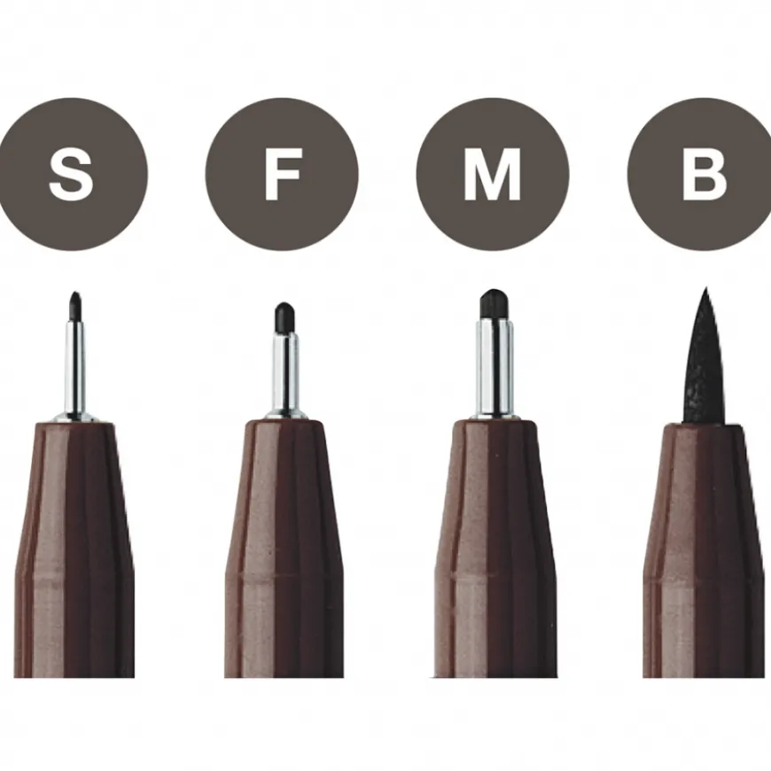 Bolsa Marcadores Monocromáticos Pitt Artist Pen Faber-Castell