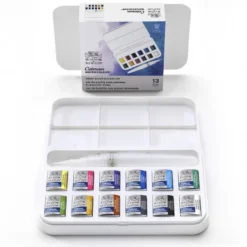 Caixa Aguarela com Pincel de Água Cotman Winsor & Newton