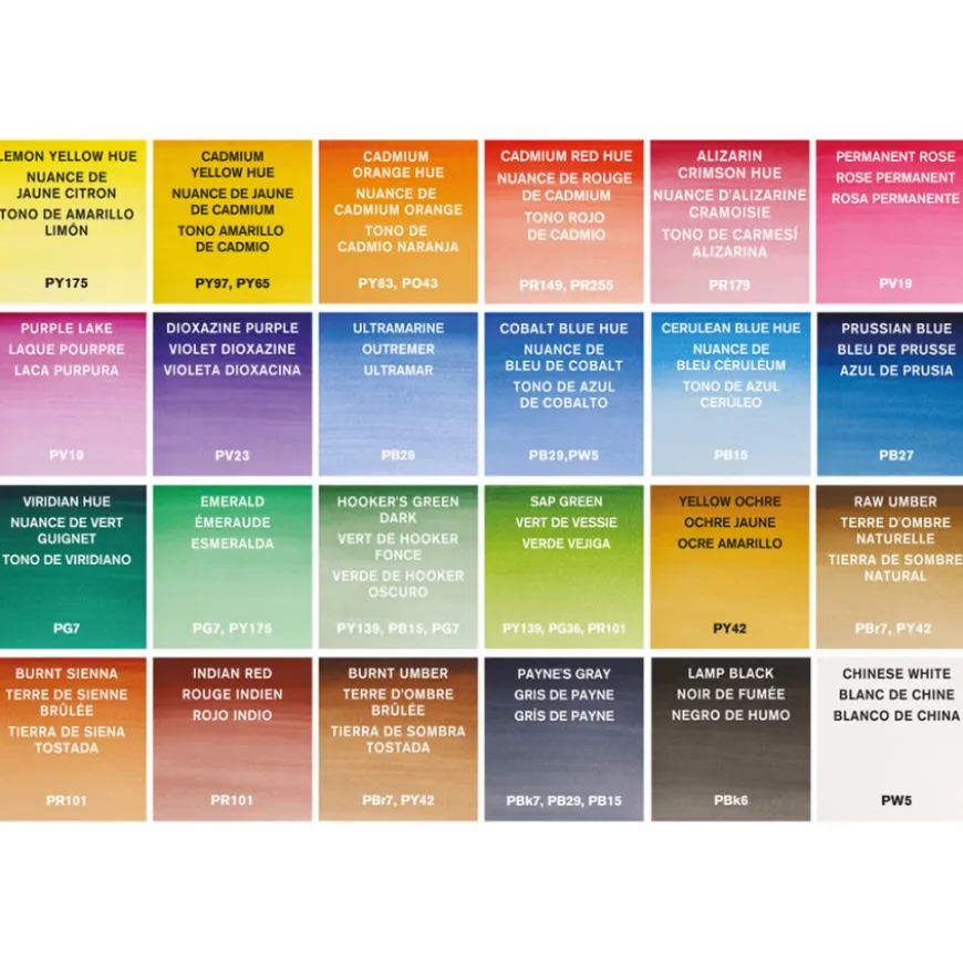 Caixa Aguarela Pastilhas Cotman PLUS Winsor & Newton