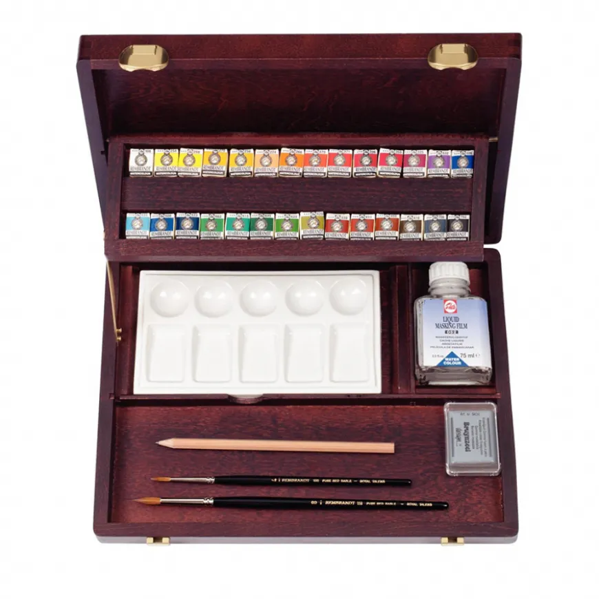 Caixa Aguarela Profissional Rembrandt