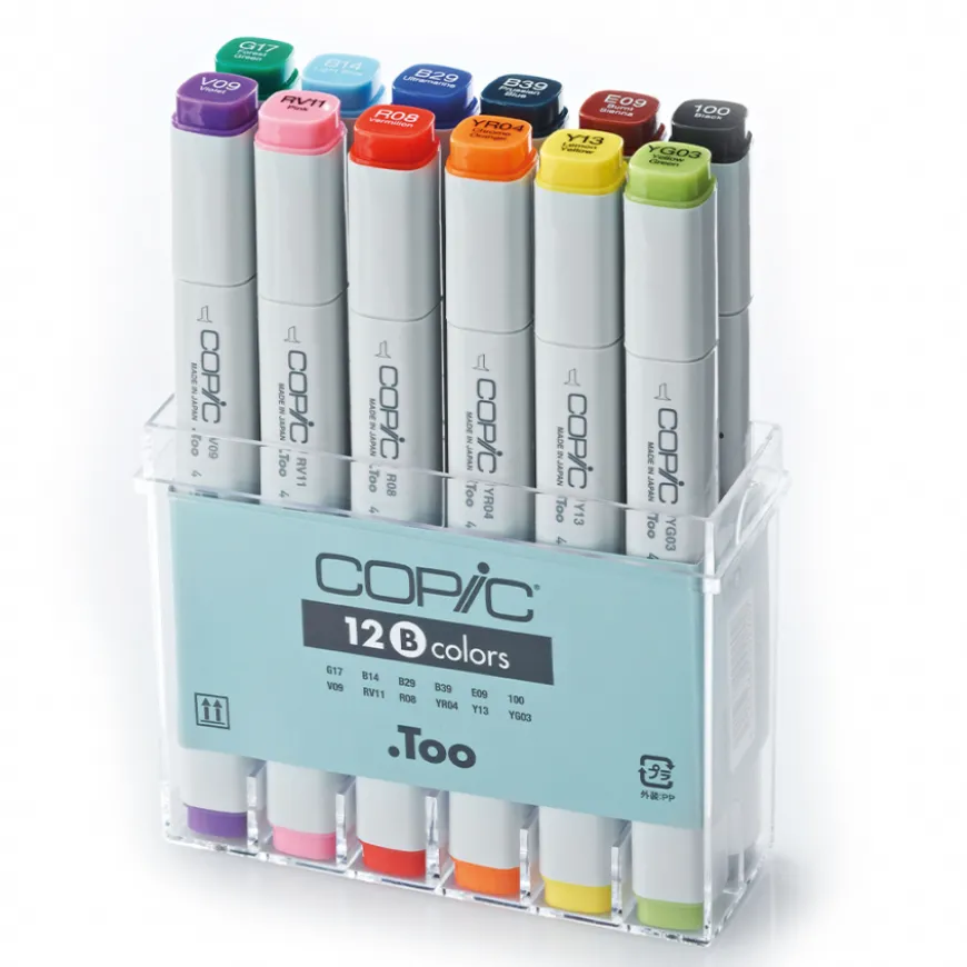 Caixa Copic Classic - Tons Básicos