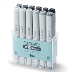 Caixa Copic Classic - Tons Cinza