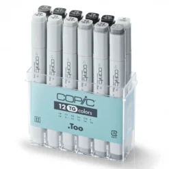 Caixa Copic Classic - Tons Cinza