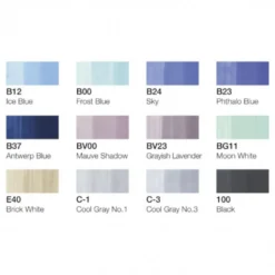 Caixa Copic Classic - Tons Inverno