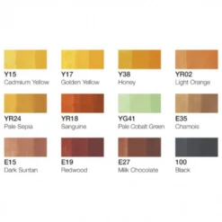 Caixa Copic Classic - Tons Outono