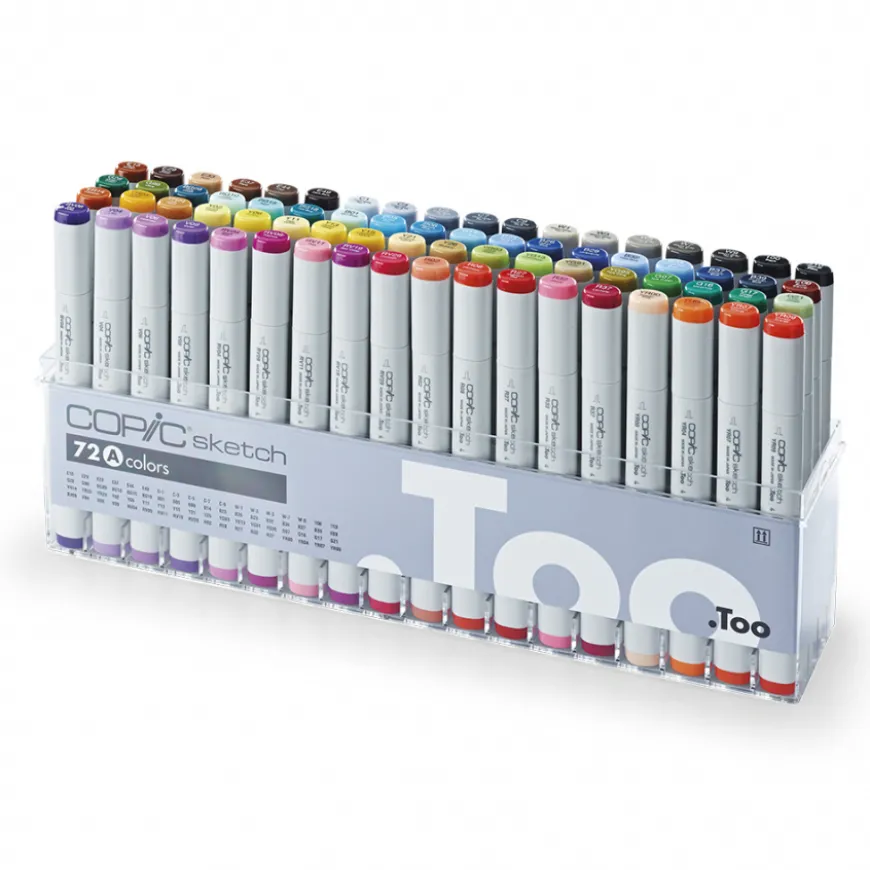 Caixa Copic Sketch - 72 Cores