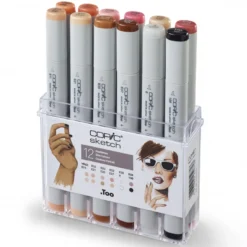 Caixa Copic Sketch - Tons de Pele