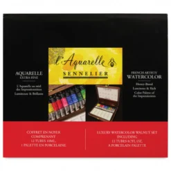 Caixa de Madeira L´Aquarelle Sennelier