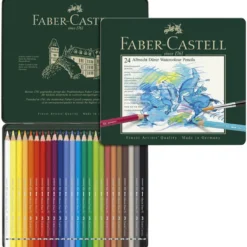 Caixa de Metal de Lápis de Aguarela Albrecht Dürer Faber Castell