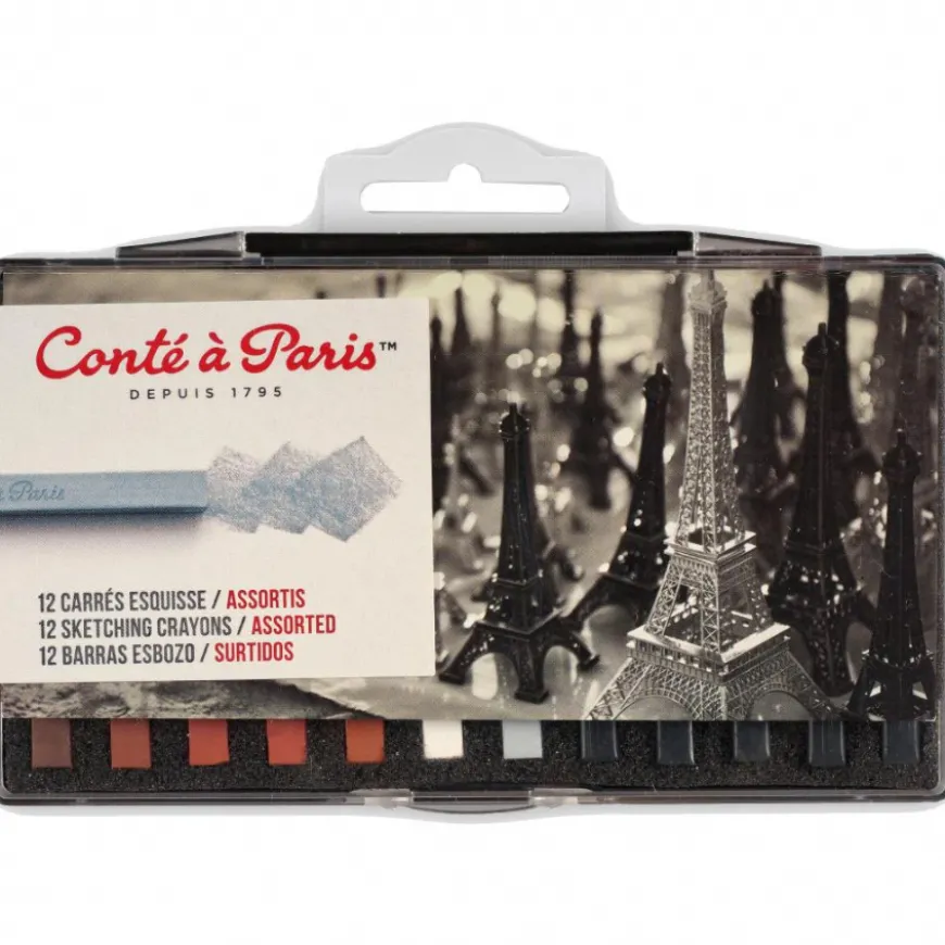 Caixa de Pastel Esboço Conté à Paris