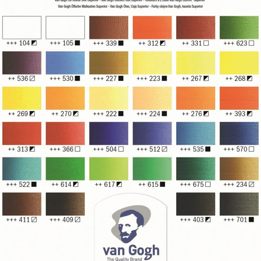 Caixa Óleo Superior Van Gogh
