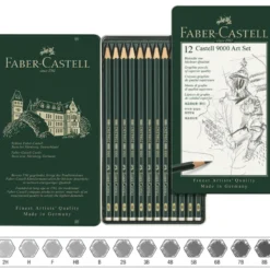 Caixa Lápis Grafite Castell 9000 Faber-Castell