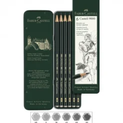 Caixa Lápis Grafite Castell 9000 Faber-Castell