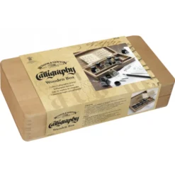 Caixa Madeira Caligrafia Winsor & Newton