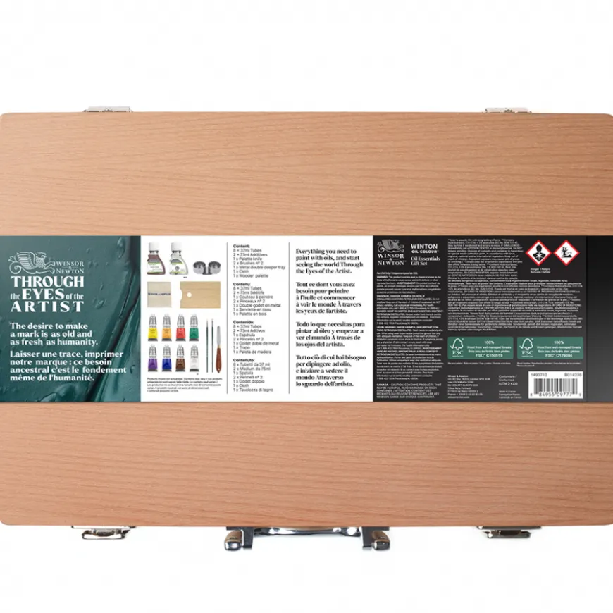 Caixa Madeira Óleo Winton Winsor & Newton