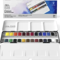 Caixa Metal Aguarela Travel Cotman Winsor & Newton