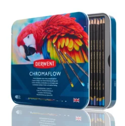 Caixa Metal Lápis Chromaflow Derwent