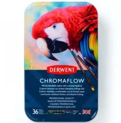 Caixa Metal Lápis Chromaflow Derwent