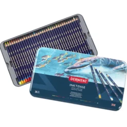 Caixa Metal Lápis Inktense Derwent