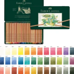 Caixa Metálica Lápis de Cor Pastel Pitt Faber-Castell