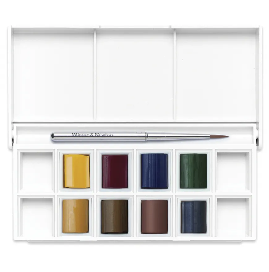 Caixa Pastilhas Aguarela Cotman Paisagem Winsor & Newton