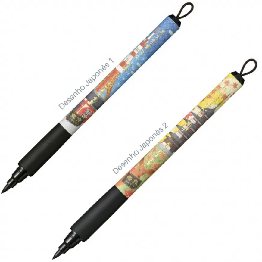 Caneta Bimoji Fudepen Zig