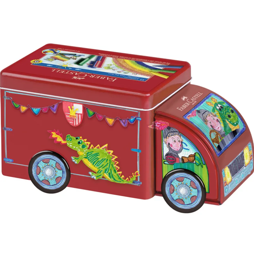 Carrinha com Marcadores Connector Faber-Castell