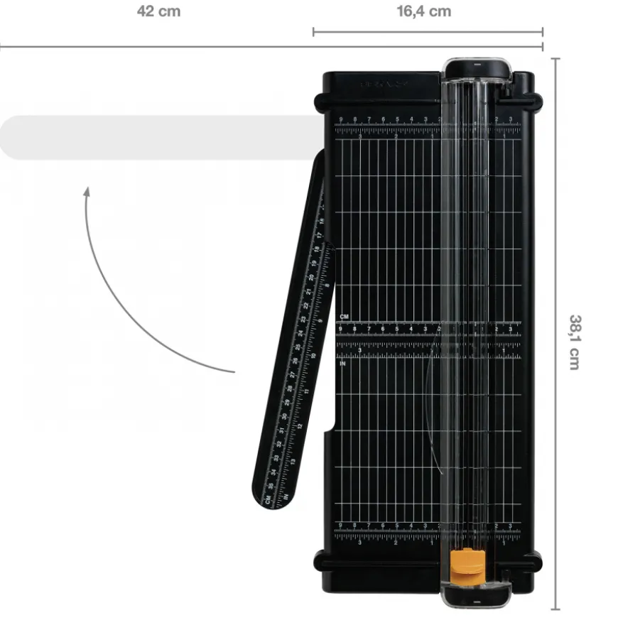 Cisalha Reciclada com Régua Movível SureCut Fiskars