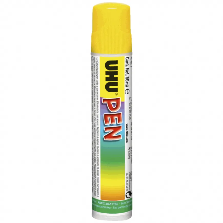 Cola Liquida Transparente para Papel UHU Pen