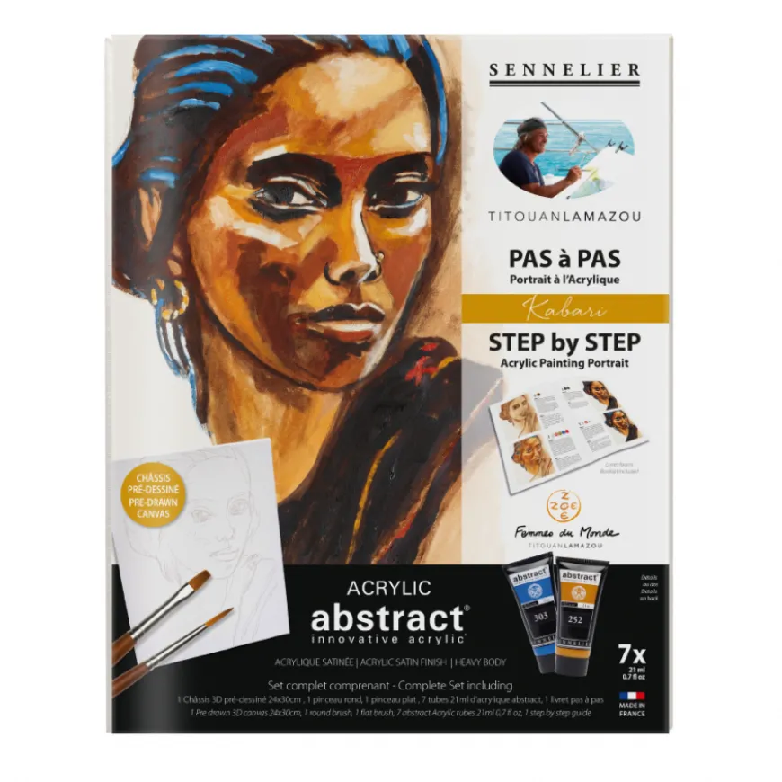 Conjunto Abstract Edição Titouan Lamazou Sennelier