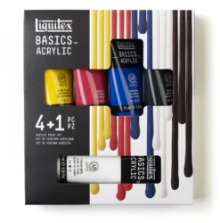 Conjunto Acrílico Basics 4 + 1 Liquitex
